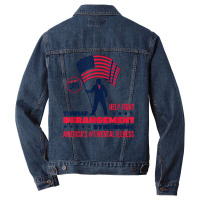 Help Fight Trump Derangement Syndrome Funny Pro Trump T Shirt Men Denim Jacket | Artistshot