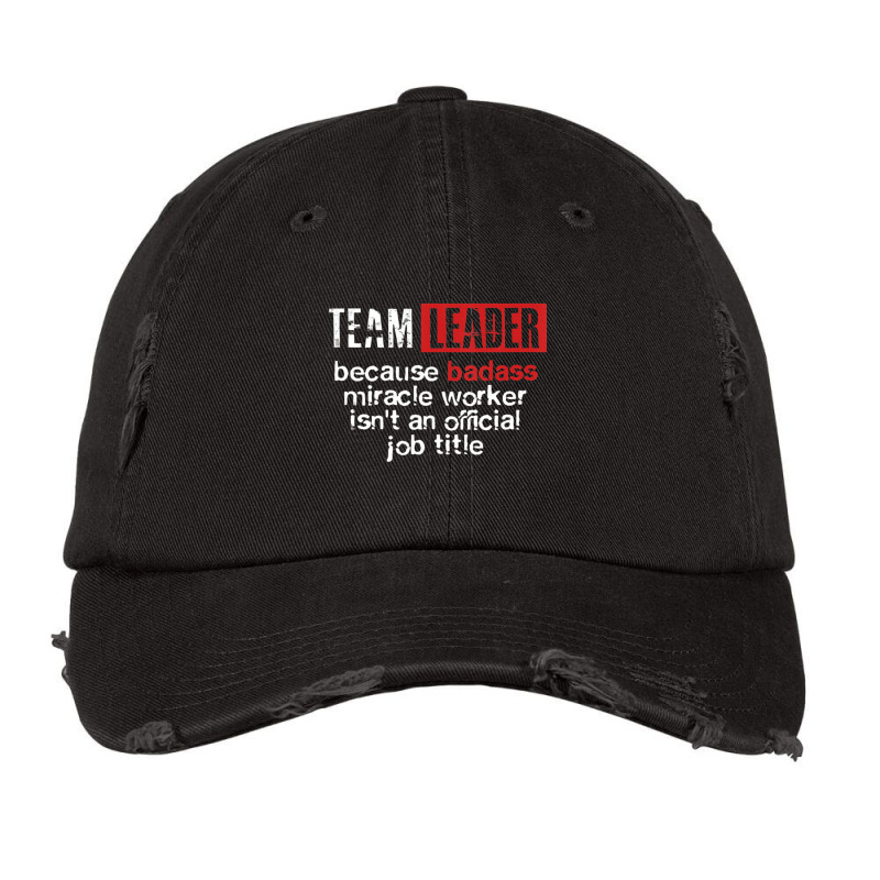 Team Leader Office Leadership Influencer Management Boss Vintage Cap by duniaperi | Artistshot