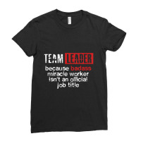 Team Leader Office Leadership Influencer Management Boss Ladies Fitted T-shirt | Artistshot