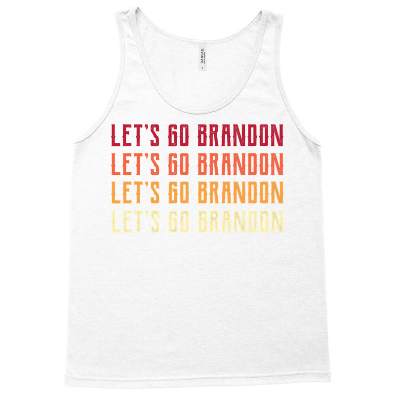 Retro Let S Go Brandon Tee, Politic Meme Conservative T Shirt Tank Top | Artistshot