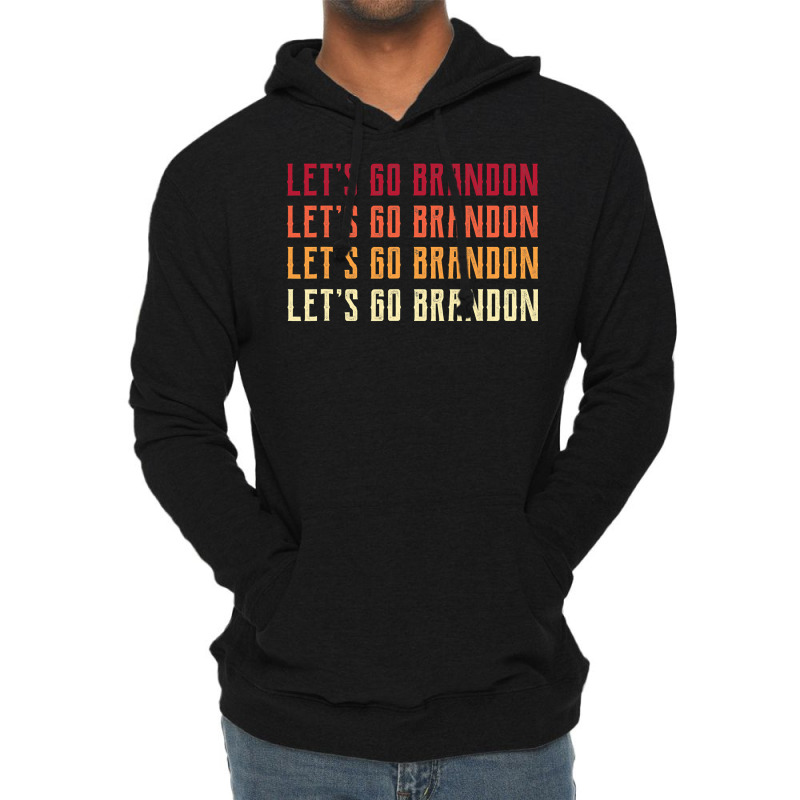 Retro Let S Go Brandon Tee, Politic Meme Conservative T Shirt Lightweight Hoodie | Artistshot