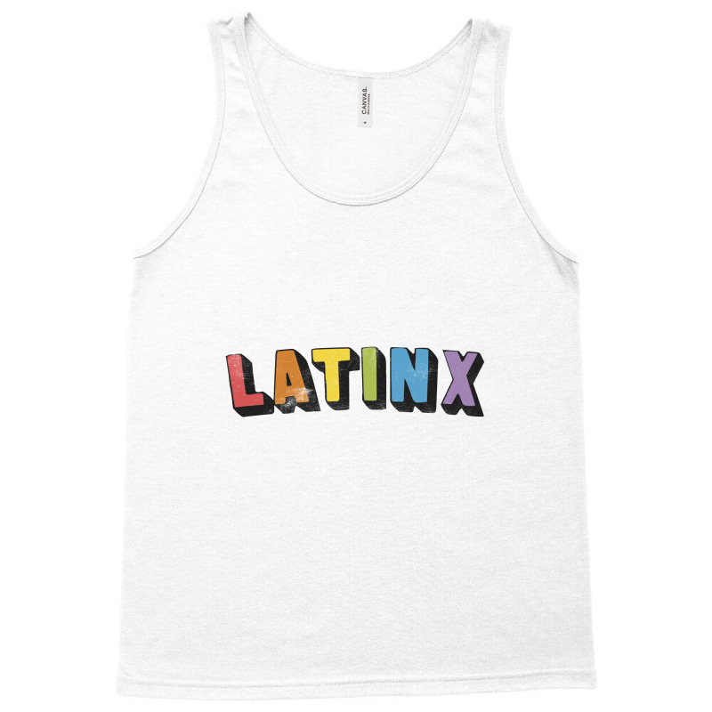 Latinx Original Retro Style Design Tank Top by bedaopini | Artistshot