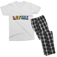 Latinx Original Retro Style Design Men's T-shirt Pajama Set | Artistshot