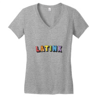 Latinx Original Retro Style Design Women's V-neck T-shirt | Artistshot