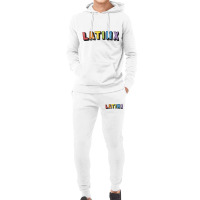 Latinx Original Retro Style Design Hoodie & Jogger Set | Artistshot