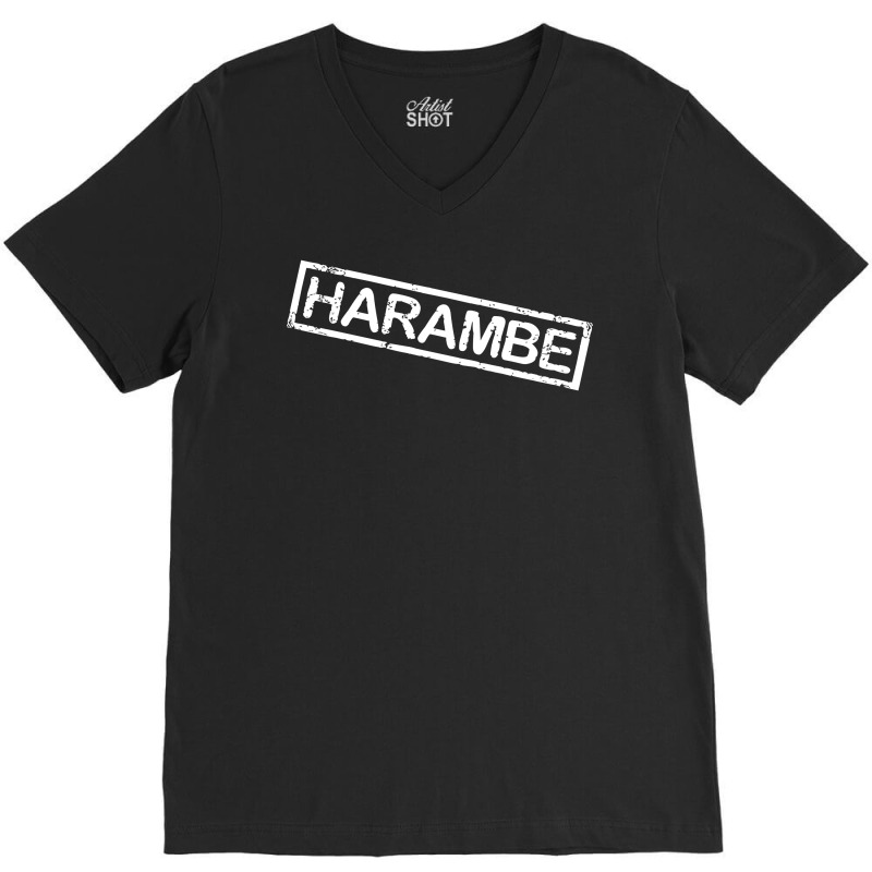 Harambee V-neck Tee | Artistshot