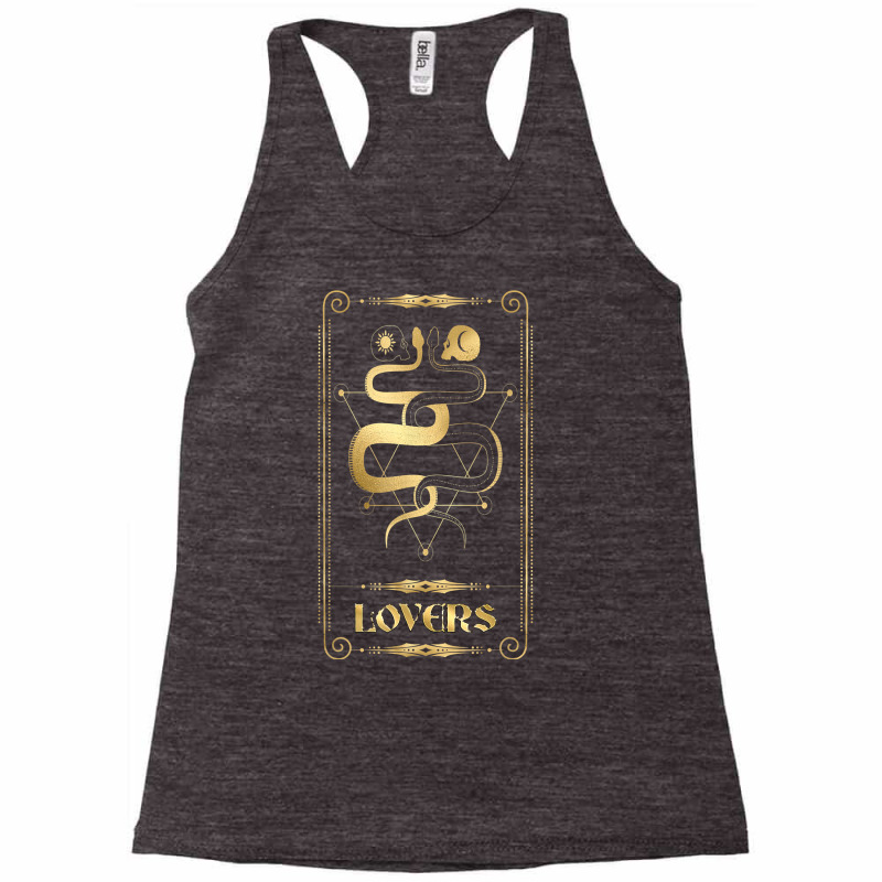 Lovers Tarot Card Occult Esoteric Spiritual Pagan Gothic T Shirt Racerback Tank by hollymu | Artistshot