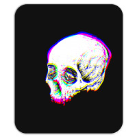 Skull Glitch Mousepad | Artistshot