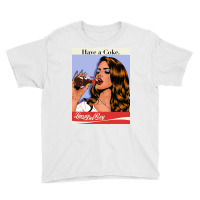 Lana Drinking Cola Youth Tee | Artistshot