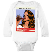 Lana Drinking Cola Long Sleeve Baby Bodysuit | Artistshot