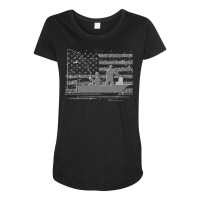 Fishing T  Shirt American Fisherman  Angle Fish Camouflage U S Flag Fi Maternity Scoop Neck T-shirt | Artistshot