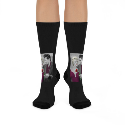 Mugshot Romance Crew Socks Designed By Warning
