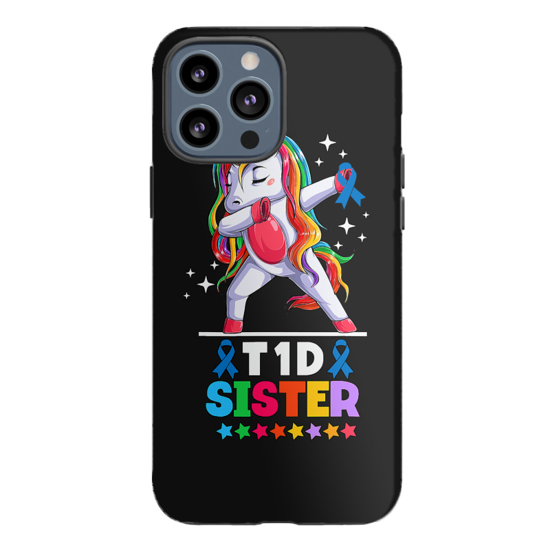 Unicorn Lover Pony Type Diabetic Sister Unicorn Diabetes Awareness 9 U iPhone 13 Pro Max Case by circularflap | Artistshot