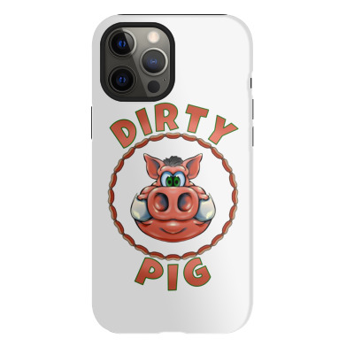 Dirty Funny Pig Iphone 12 Pro Case Designed By Warning