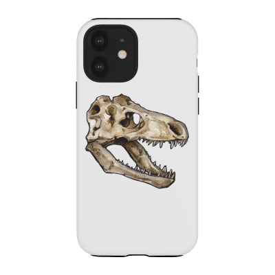 T Rex Dino Skull Iphone 12 Case Designed By Warning