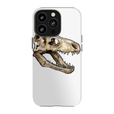 T Rex Dino Skull Iphone 13 Pro Case Designed By Warning