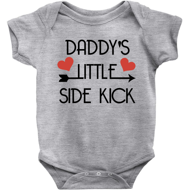 Daddys Little Side Kick Baby Bodysuit by solehpati | Artistshot