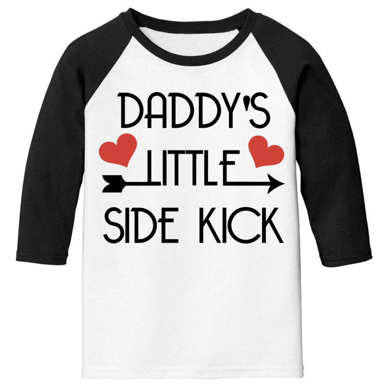 Daddys Little Side Kick Youth 3/4 Sleeve by solehpati | Artistshot