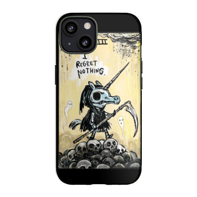 Disappointed Stabby Grim Iphone 13 Case Designed By Warning
