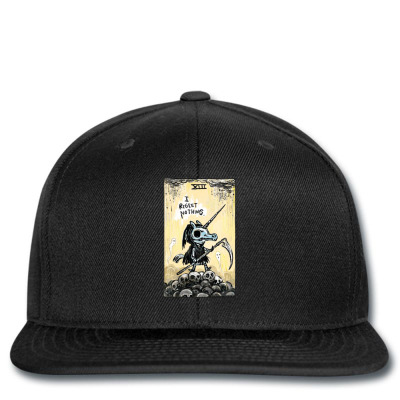 Disappointed Stabby Grim Printed Hat Designed By Warning
