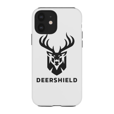 Golden Deer Shield Iphone 12 Case Designed By Warning