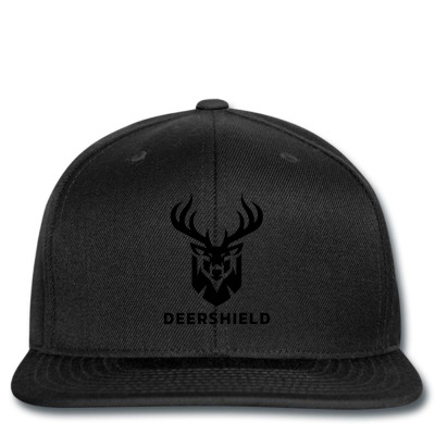 Golden Deer Shield Printed Hat Designed By Warning