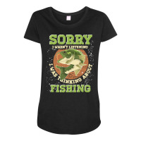 Fishing T  Shirt Fisherman Angle Fish Angling Funny Fishing T  Shirt Maternity Scoop Neck T-shirt | Artistshot