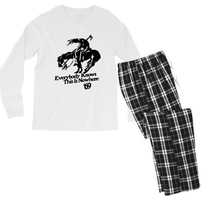 Crazy Horse Men's Long Sleeve Pajama Set Designed By Warning