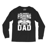 Fishing T  Shirt Fisherman Dad Fathers Day Angling Hobby Fish Funny Fi Long Sleeve Shirts | Artistshot