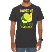 Awesome Lemonade Squad For Lemonade Stand Summer Vacation T Shirt Vintage T-shirt | Artistshot