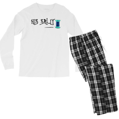 Sally Can't Lou Classic Men's Long Sleeve Pajama Set Designed By Warning