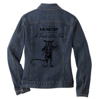 Genesis A Trick Of The Tail Tour 76 Ladies Denim Jacket | Artistshot