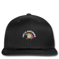 Life Is Suffering,nihilist Rainbow Brite Design,life Is Suffering Printed Hat | Artistshot