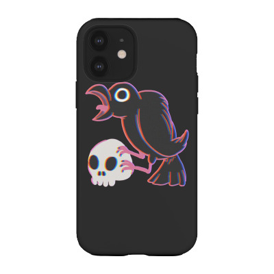 Crow Bird Cute Iphone 12 Case Designed By Warning