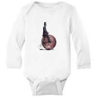 Penny Farthing Long Sleeve Baby Bodysuit | Artistshot