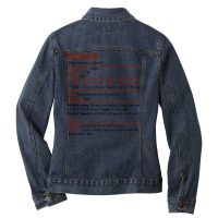 Dnd  Boobs Homebrew Ladies Denim Jacket | Artistshot