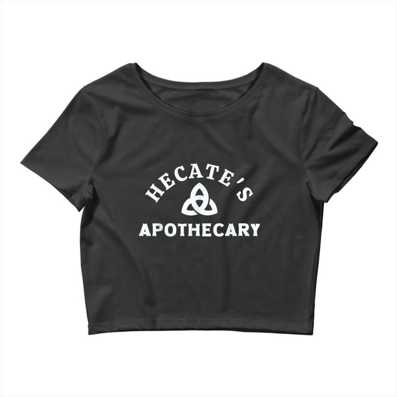 Triple Moon Goddess Hecate Tarot Card Wiccan Pagan Witch T Shirt Crop Top by hollymu | Artistshot