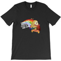 Living In A Perpetual State Of Fear & Panic Retro 80s Style Cartoon T-shirt | Artistshot