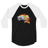 Living In A Perpetual State Of Fear & Panic Retro 80s Style Cartoon 3/4 Sleeve Shirt | Artistshot