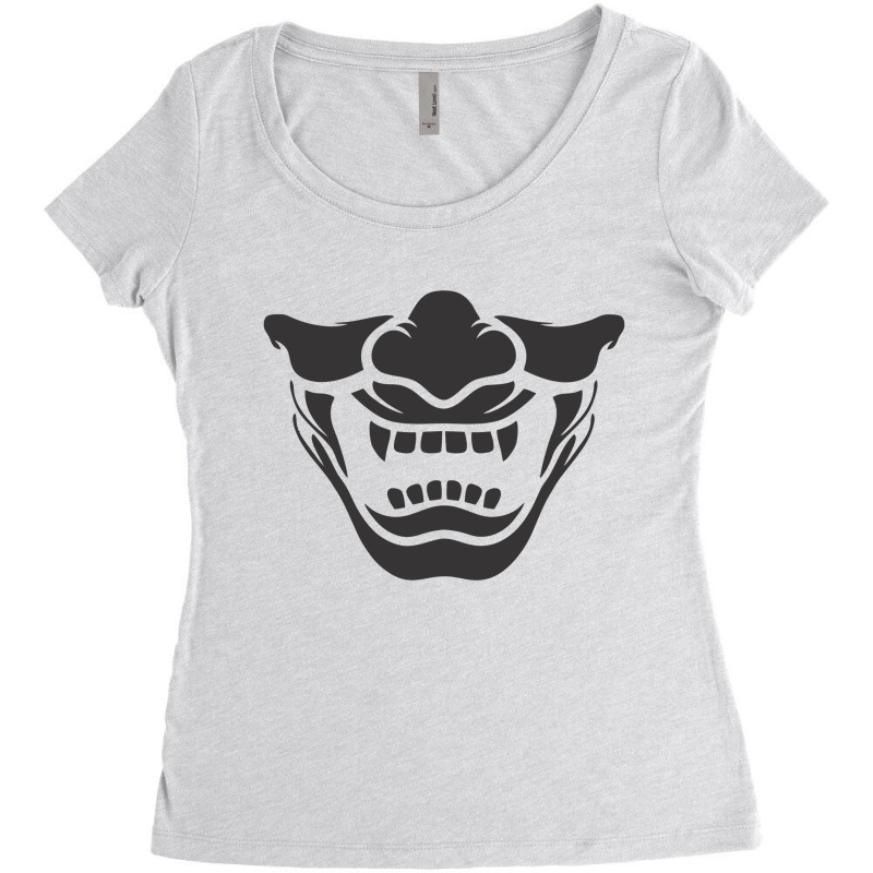 Vampire Medical Mask Women's Triblend Scoop T-shirt by solehpati | Artistshot