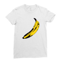 Velvet Underground Andy Warhol Banana Ladies Fitted T-shirt | Artistshot