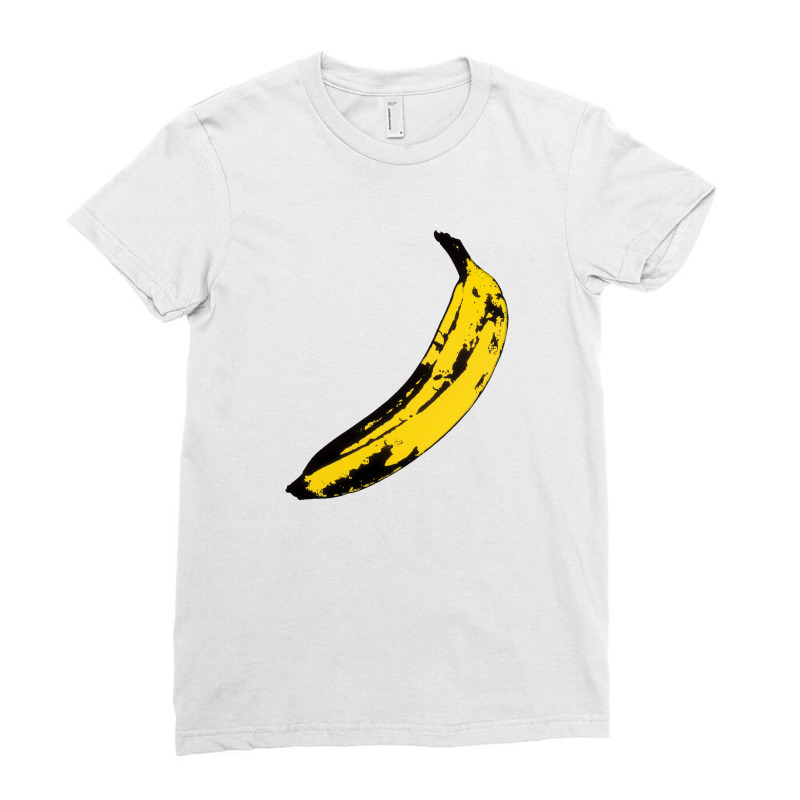 Velvet Underground Andy Warhol Banana Ladies Fitted T-Shirt by solehpati | Artistshot