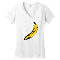 Velvet Underground Andy Warhol Banana Women's V-neck T-shirt | Artistshot