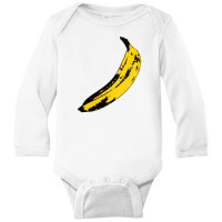 Velvet Underground Andy Warhol Banana Long Sleeve Baby Bodysuit | Artistshot