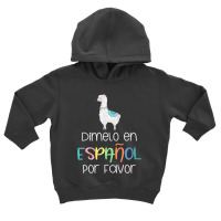 Womens En Espanol Por Favor Bilingual Spanish Teacher Gifts T Shirt Toddler Hoodie | Artistshot