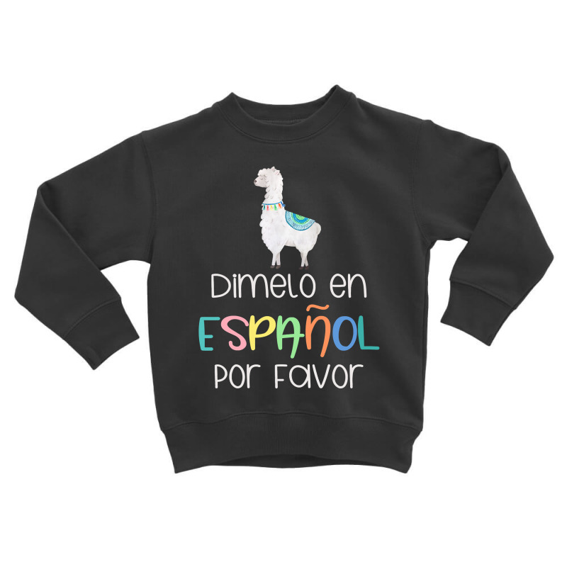 Womens En Espanol Por Favor Bilingual Spanish Teacher Gifts T Shirt Toddler Sweatshirt by longduong89 | Artistshot