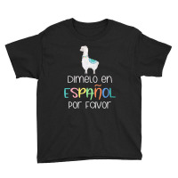 Womens En Espanol Por Favor Bilingual Spanish Teacher Gifts T Shirt Youth Tee | Artistshot