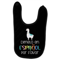 Womens En Espanol Por Favor Bilingual Spanish Teacher Gifts T Shirt Baby Bibs | Artistshot