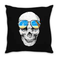 Skull Holiday Throw Pillow | Artistshot