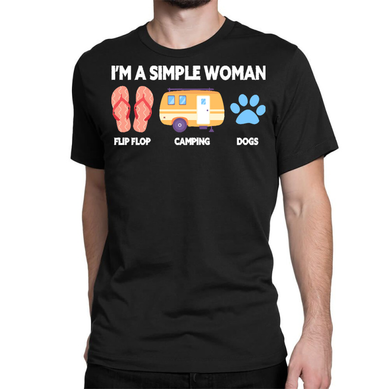 Offroad Mud Apparel Im T  Shirt I'm A Simple Woman Camping Bus Flip  F Classic T-shirt | Artistshot